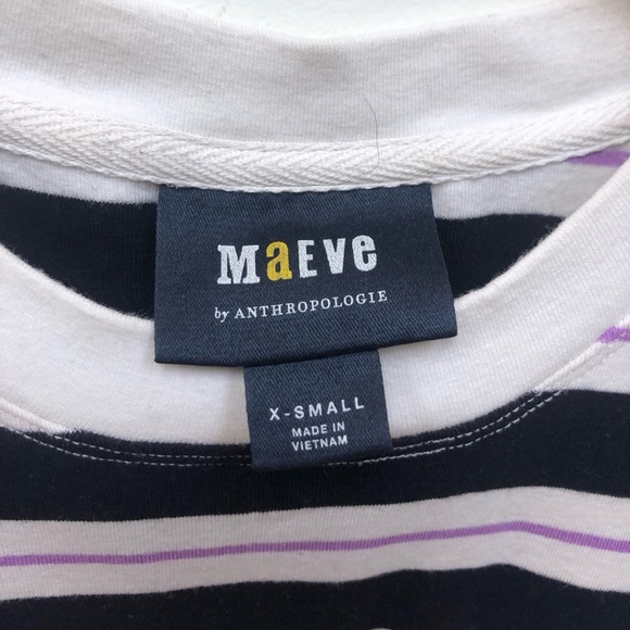 Anthropologie Maeve striped ringer t-shirt - Picture 7 of 10